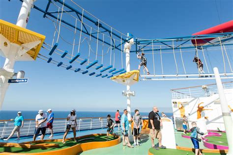 Embark on a Sky-High Adventure: The Carnival Magic High Ropes Course